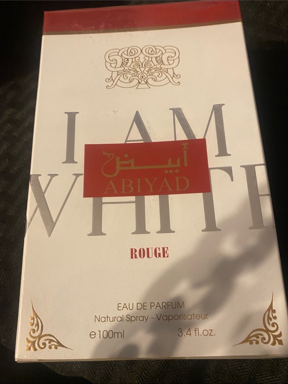 I Am White Abiyad Rouge Perfume 3.4oz, 100ml EDP